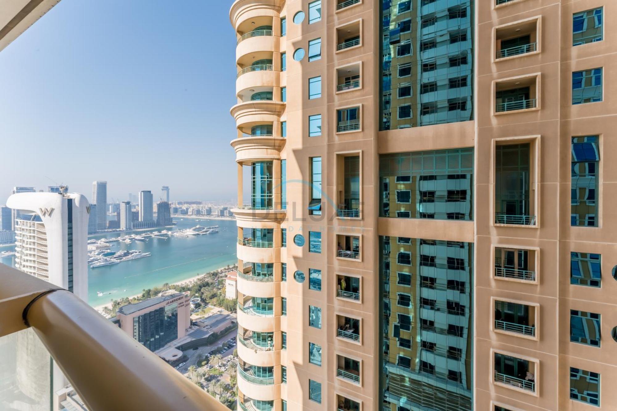 Renovated 1br With Partial Sea And Views Near Beach, Elite Residence, Marina By Deluxe Homes Apartment Dubai